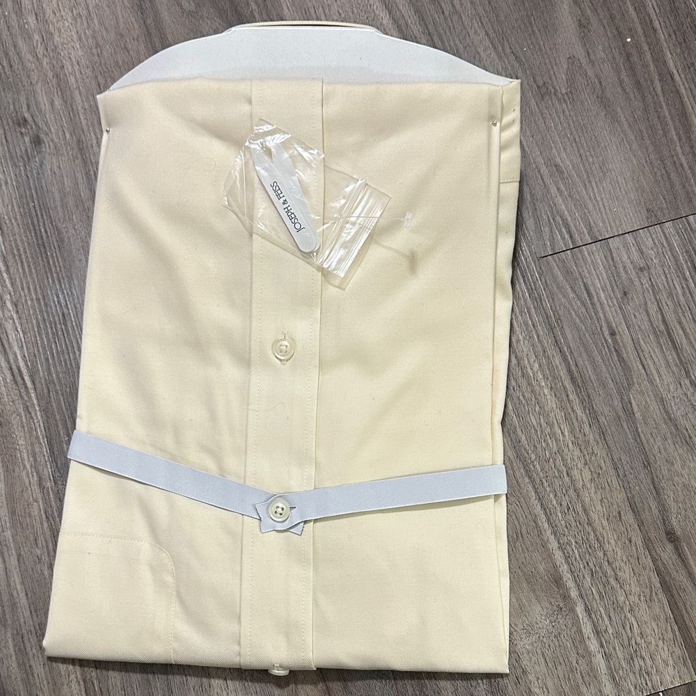Joseph & Feiss Men's Cream Dress Shirt - Picture 2 of 4